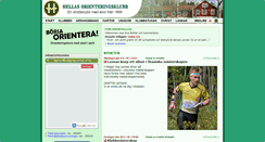 Desktop Screenshot of hellasorientering.se
