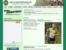 Tablet Screenshot of hellasorientering.se
